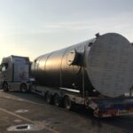 Chemical Storage Tank on the back of a lorry