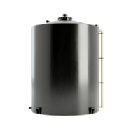 Black chemical storage tank