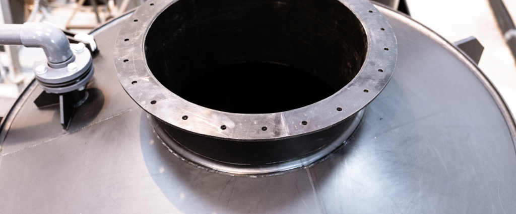 storage tank close up